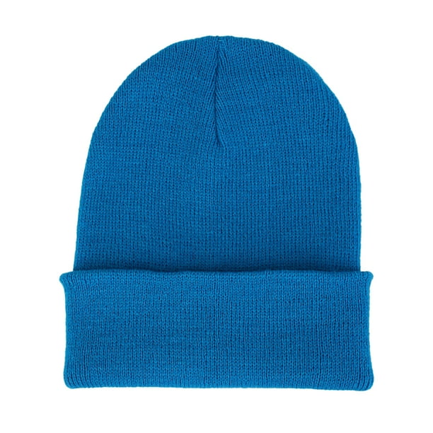 Minnieouse Gorros Beanie Gorros de punto Unisex Skullcap manga hilo multifuncional a prueba de viento accesorios para el cabello para deportes al aire libre Sombreros Azul oscuro Minnieouse AP010147-16