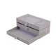thumbnail image 2 of Caja de almacenamiento de joyas Yinane con 3 cajones Bandeja de almacenamiento de joyas gris, 2 of 5