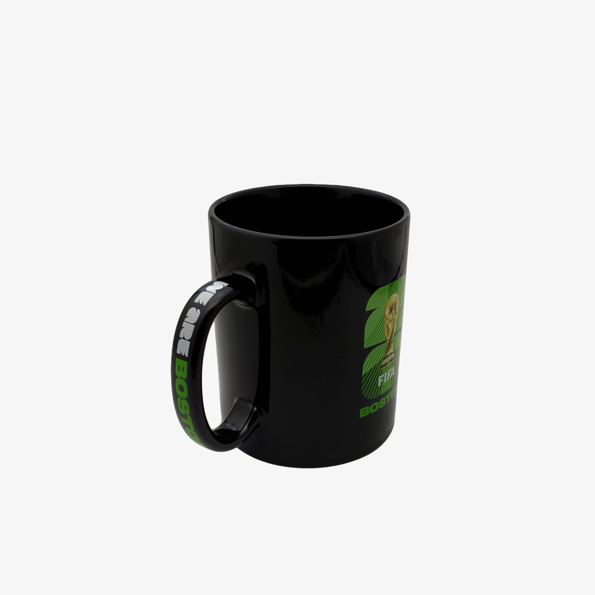 FIFA World Cup 2026 Host City Black Ceramic Soccer Mug - Boston