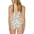 thumbnail image 3 of Calvin Klein CREAM MULTI Logo Rings Printed One-Piece Swimsuit, US 6, 3 of 3