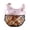 B-23cm, variant on SUYOLL Hen Design Egg Basket Decorative Kitchen Organizer Wire Holder With Lid For Fresh Eggs And Countertop Display