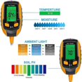 thumbnail image 3 of Soil Ph Meter, 4 In 1 Soil Tester Moisture, Digital Plant Moisture Meter With Ph/temperature/light, 3 of 5