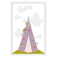 thumbnail image 4 of Marmont Hill "Floral Tee Pee" by Karen Zukowski Framed Painting Print, 4 of 4