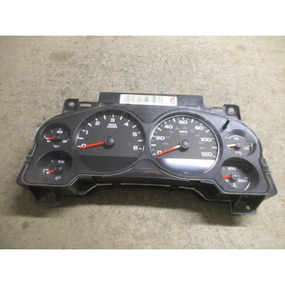 Pre-Owned Chevrolet Silverado 1500 2500 Speedometer Speedo Cluster MPH 125K OEM LKQ (Good)
