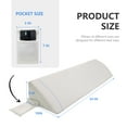 thumbnail image 7 of WOWMAX Bed Wedge Pillow for Headboard，Queen Size Wedge Pillow Headboard, Bed Gap Filler for Bed, Triangle Pillow Wedge, Mattress Gap Filler, Fill The Gap Between Your Headboard and Mattress, Gray, 7 of 7