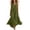 *Army Green, variant on ClodeEU Women's Sleeveless V Neck Tiered Ruffle Maxi Dress with Pockets,Casual Loose Flowy Swing Dress Army Green,Women's Plus L