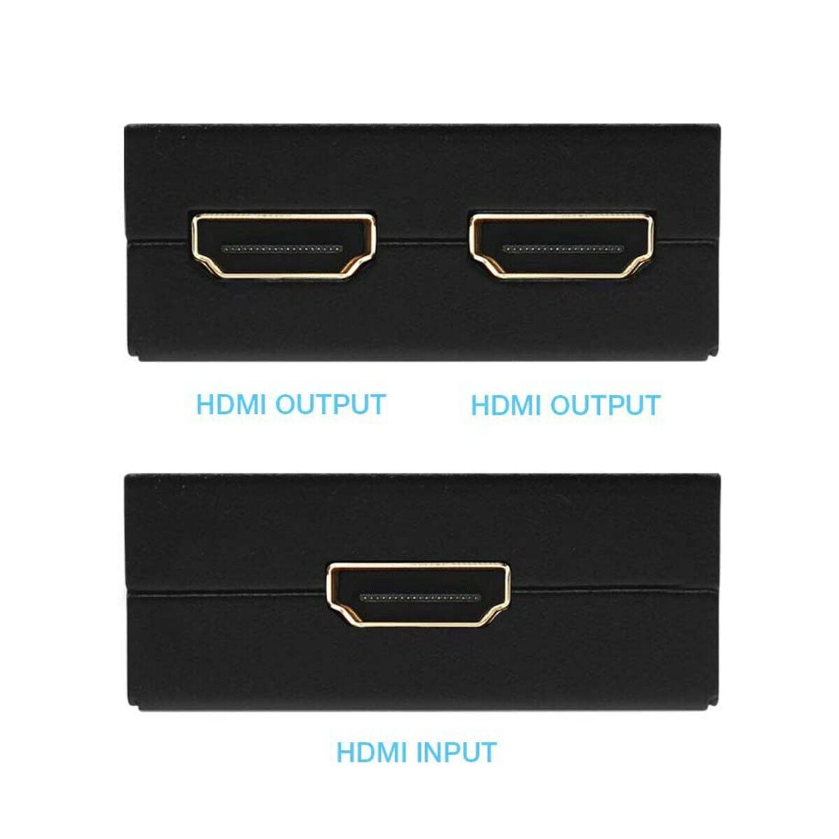 Conmutador HDMI 2.0 HDTV Switcher Splitter Bi-Direction Hub HDCP 2x1 1x2 In Out 4K