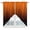 Orange, variant on Black White Kitchen Window Curtains, Swag Curtains Valance for Bedroom Living Room Bathroom, Modern Geometric Abstract Gradient Striped Rod Pocket Window Curtain Block Drapes 2 Panels 36"x36"