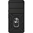 thumbnail image 2 of Case for Google Pixel 7 with Slide Camera Cover, Military Grade Drop Protective Phone Cover Case with Ring Kickstand for Google Pixel 7 JST Black, 2 of 9