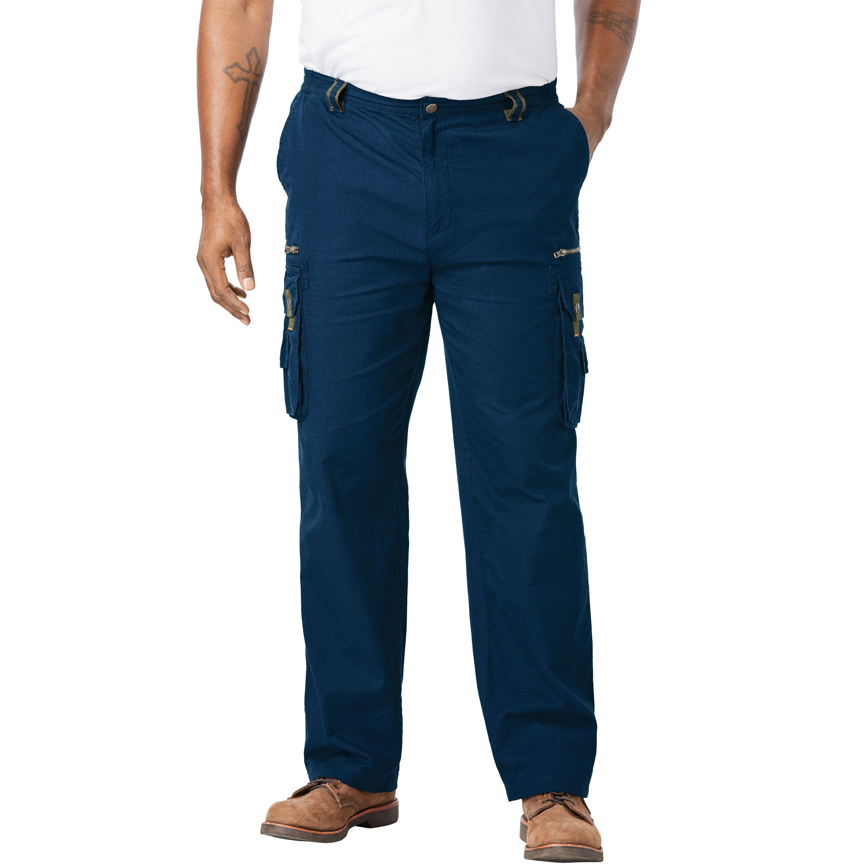 Boulder Creek - Boulder Creek Men's Big & Tall Boulder Creek Ripstop Cargo Pants Casual Pants