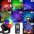 thumbnail image 4 of Lámpara estroboscópica de luz nocturna para escenario de discoteca con LED RGB para el hogar, KTV, fiesta, club, bar, baile, regalo de Navidad, efecto de iluminación activado por sonido, 4 of 5