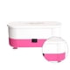 thumbnail image 5 of Qarigey Caja de desinfección, esterilizador, broca para uñas, gafas, joyería, limpiador sónico, herramienta de manicura portátil, caja de limpieza, Cuidado de uñas rosa Qarigey CE0375-01B, 5 of 5