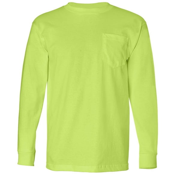 8100 Bayside USA Pocket Long Sleeve T