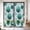 Turquoise, variant on Privacy Window Film, Sage Green Marble Static Cling Stained Glass Window Film, UV Sun Blocking Heat Control Stickers, Non-Adhesive Laser Windows Tint 17.7"x39.3" Gold White Geometric Hexagon Modern