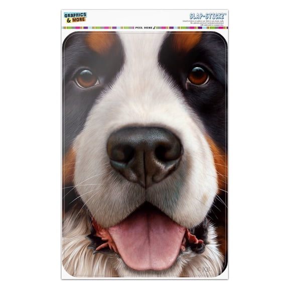 Bernese Mountain Dog Face Closeup Home Business Office Sign