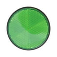thumbnail image 1 of Miangastore 2 Pcs Plastic Round Reflective Warning Reflector Fits for Car Motorcycle Motor Bikes Bicycles ATV Dirt Bike (Green), 1 of 8