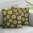 thumbnail image 3 of White Daisy Bloom with Grace Spring Pillow Covers  Green Spring Summer Decorations Home Sweet Home Farmhouse Throw Cushion Case for Home Sofa Couch, 3 of 7