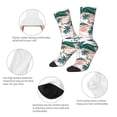 thumbnail image 3 of Bingfone Compression Socks for Women and Men Long Socks for Running Athletic Cycling Nurse- Hawaii Palms, 3 of 6