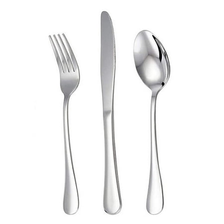 

Seenda 18 Piece Silverware Set Service for 6 Premium Stainless Steel Flatware Set Mirror Polished Cutlery Utensil Set Include Fork Knife Spoon Set Dishwasher Safe