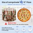 thumbnail image 2 of Linen Drum Lampshades Christmas Red Snowman Decorations Tree Vintage Porcelain Tea 13"x13"x10" Light Shade for Table Lamps Floor Lamp Shades Lampshade Replacement Assembly Required Gift, 2 of 8