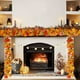 thumbnail image 4 of Seyotauo Fall Maple Leaves Garland, 5.7Ft Artificial Maple Leaf Autumn Garland Hanging Fall Vines Table Decorations Front Door Fall Decor Thanksgiving Decorations Decor Outside Indoor Decor, 4 of 6