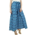 thumbnail image 4 of Phagun Ladies Thai Fisherman Summer Pants Blue Trousers Boho Gypsy Harem-S, 4 of 7