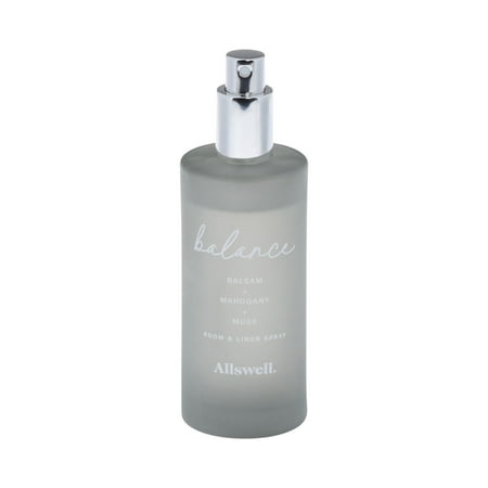 Allswell Balance Balsam Mahogany Musk Room and Linen Spray, 3.4 fl oz