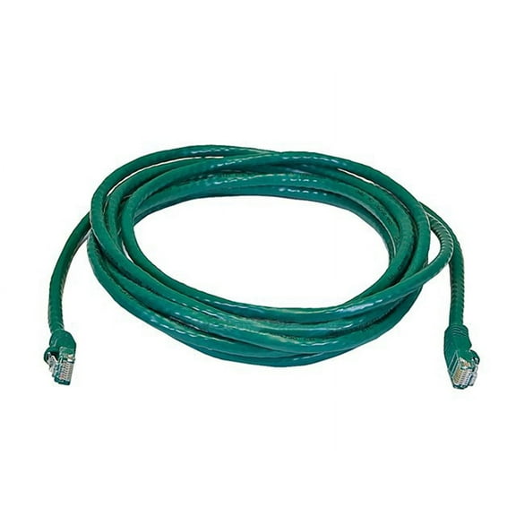 Monoprice Cat5e Ethernet Patch Cable - 14 Feet - Green | Network Internet Cord - RJ45, Stranded, 350Mhz, UTP, Pure Bare Copper Wire, 24AWG
