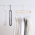 thumbnail image 5 of Space Saving Multi\-port Support Circle Clothes Hanger Clothes Drying Multifunction Plastic Scarf Clothes Hangers Storage Racks Green, 5 of 9