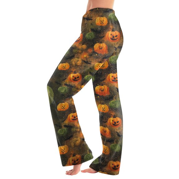 Halloween Womens Flannel Pajama Pants Comfy Pajama Pants Women Cozy Pj Bottoms Lounge Pants Pajama Pants Women