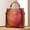 Colorful orange, variant on Handbag women's cross-border hot-selling new bag high-end fashion embossed tote bag large-capacity mother bucket bag