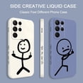 thumbnail image 5 of Line Man funda de teléfono para Samsung Galaxy S24, S23, S22, S21, S20 Ultra Plus FE, S10, S9, S10E, Note 20 ultra, 10, 9 Plus, 5 of 5