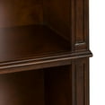 thumbnail image 4 of Brayton Manor Dark Brown Jr Executive Open Bookcase, 4 of 6