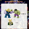 thumbnail image 3 of Set de 32 Figuras de Acción de Superhéroes, Incluye Personajes Clásicos de 32.32 a 32.32 Pulgadas, Bloques de Construcción Coleccionables para Niños y Fanáticos, 3 of 7