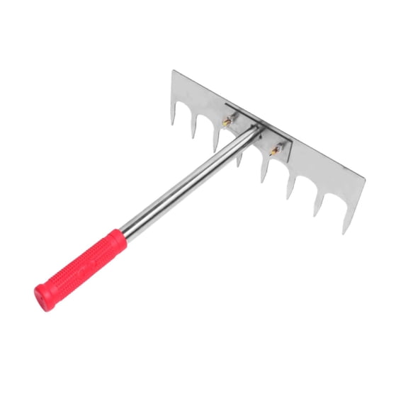 Bothyi Garden Rake Heavy Duty Garden Tool for Land Management Leveling Lawn Farming