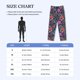 thumbnail image 4 of Fotbe Floral Pantalones de Pijama para Hombre, Pantalones de Dormir, Pantalones de Casa con Cintura Ajustable y Bolsillos-XX-Large, 4 of 6