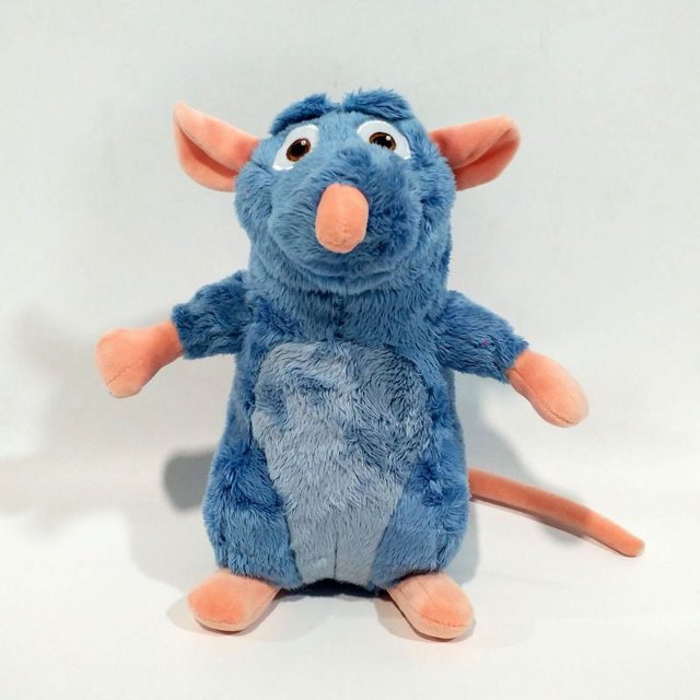 Juguetes de peluche de dibujos animados Arco Iris Latino Ratatouille Remy 25cm