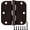 Oil Rubbed Bronze-Rounded, variant on 1 Pack Matte Black 3.5" Ball Bearing Door Hinge, 5/8" Radius, Silent No-Squeak Hinge for Interior Wooden Doors