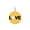 Love, variant on 1 Pack - Black Belt In Baseball Fanatic's Ceramic Christmas Ornament - 2.85 Inch Round