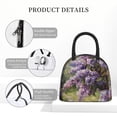 thumbnail image 4 of Balery Lilacs Teapot Scenic Painting Bolsa de Almuerzo para Mujeres, Caja de Almuerzo, Bolsa de Almuerzo Pequeña Impermeable, Tote de Almuerzo Reutilizable con Gran Capacidad, 4 of 6