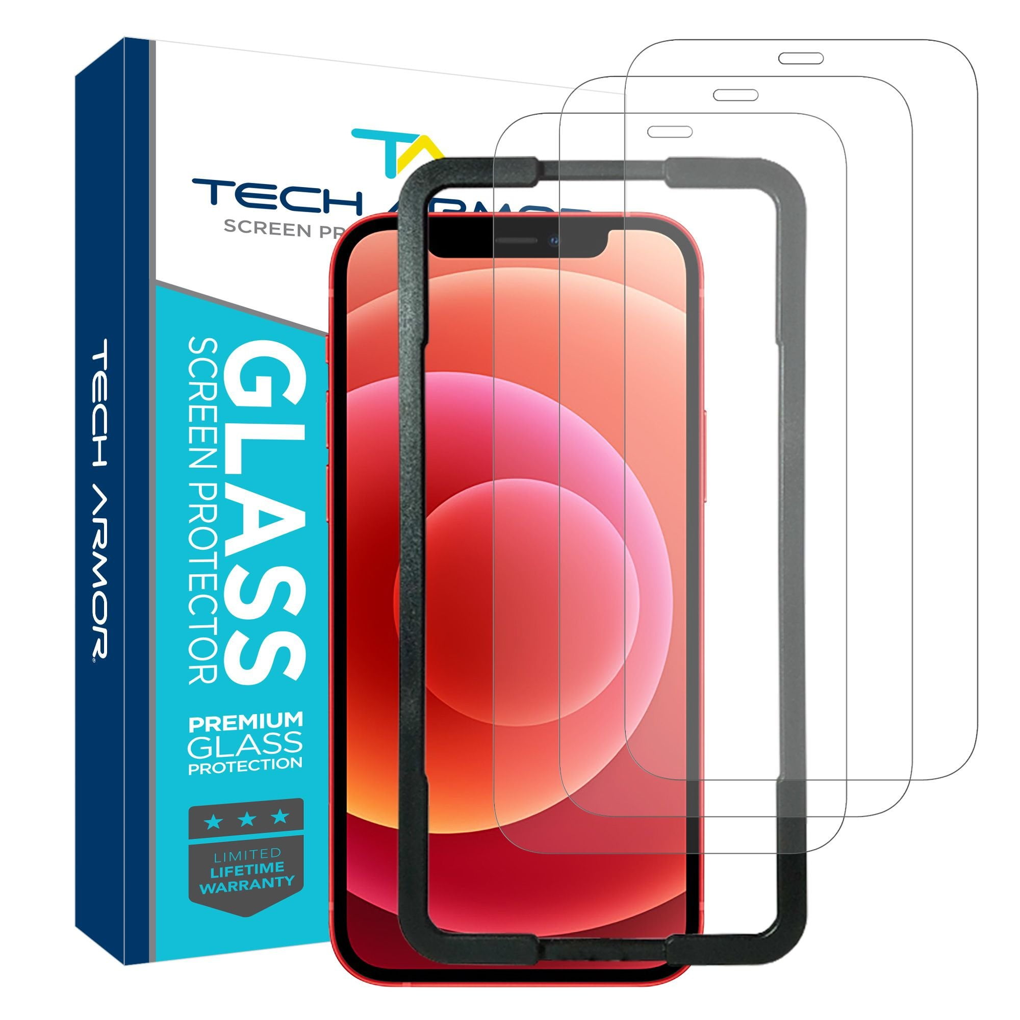Tech Armor Ballistic Glass Screen Protector for Apple iPhone 12 mini 5.