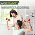 thumbnail image 4 of ProsourceFit Set of Two Neoprene Dumbbells Coated for Non-Slip Grip, 3 lb, 4 of 7