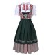 thumbnail image 1 of Vestido tradicional alemán a cuadros de alta calidad, traje Dirndl de Oktoberfest, traje para mujeres adultas, fiesta de lujo de Halloween, 1 of 5