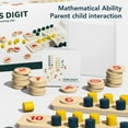 thumbnail image 3 of Jeu de Comptage en Bois avec Sac de Rangement Dix Grilles Tri Éducatif des Chiffres Jeu de Mathématiques, 3 of 8