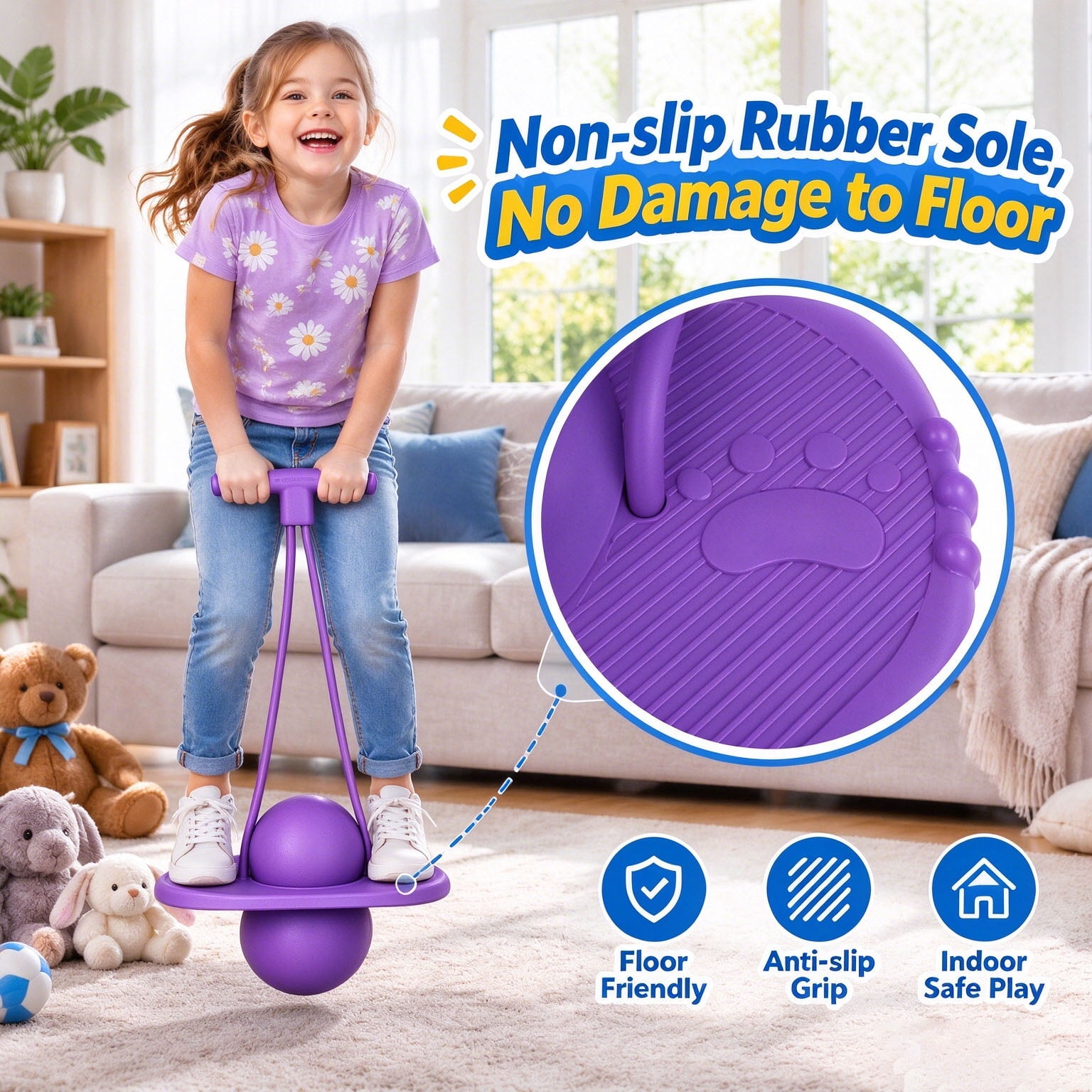Flybar Super Pogo Stick for Kids & Adults 14+ – Strong Spring for