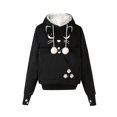thumbnail image 1 of Sudadera con capucha para amantes de los gatos, jerséis con bolsillo para orejas de animales, pata de perro canguro, envío directo, 1 of 4