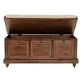 thumbnail image 4 of Dover Storage Bench in Distressed Brown Fully Assembled, 4 of 9
