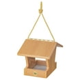 thumbnail image 4 of Birds Choice Modern Farmhouse Small Hopper Hanging Bird Feeder, Natural Teak, 4 of 6