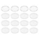 thumbnail image 1 of Uxcell 20Pcs 60mm/2.4in Air Vents Round Soffit Vents, Cubierta de ventilación de soffit blanca para baño, 1 of 5