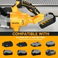 thumbnail image 6 of Cordless Vacuum Cleaner for Dewalt 20V Battery, 5-in-1 Handheld Vacuum Cleaner with LED Light and 500W Motor, Portable Vacuum for Car Floor Carpet, 6 of 15